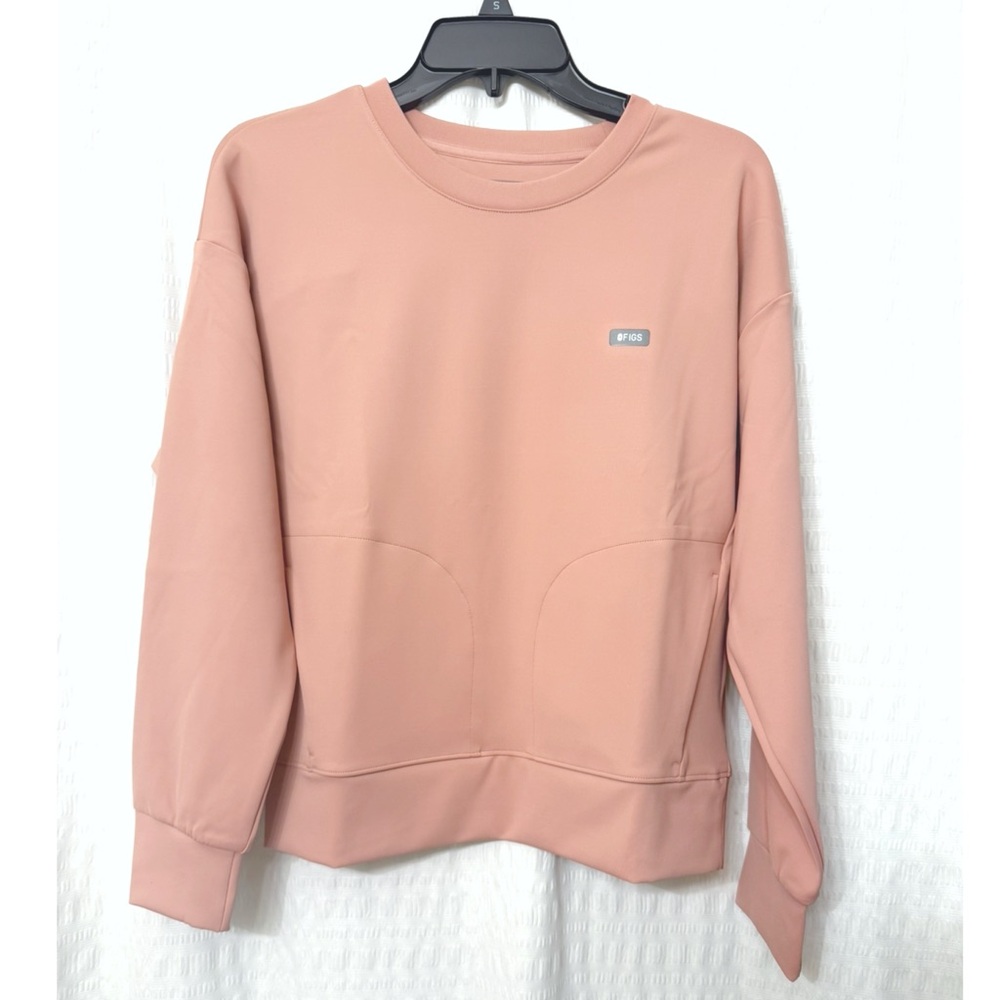 Figs Long Sleeve Top in Dusty Rose